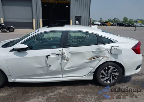 2018 Honda Civic Ex from USA, damaged, VIN 19XFC2F75JE038284